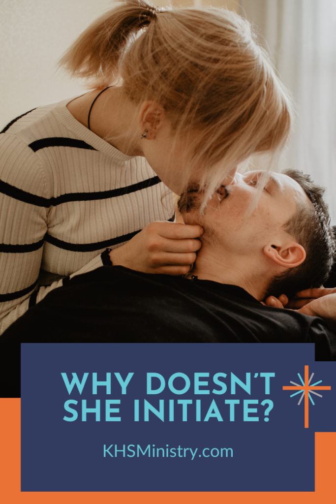 Many husbands want their wives to initiate sex more frequently. Why do wives sometimes struggle with this? And what does it even look like when she initiates?