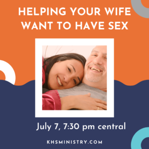 Is it possible to help your wife want to have sex? We think so! You'll learn what influences women's sexual interest and get tips on what you can do to help your wife not only say yes but look forward to sex.